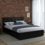Dorel Dakota Bed with Storage - Double - Black-39825
