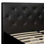 Dorel Dakota Bed with Storage - Double - Black-39822