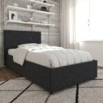 Dorel Novogratz Kelly Storage Bed - Single - Dark Grey-40173