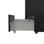 Dorel Novogratz Kelly Storage Bed - Single - Dark Grey-40172