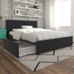 Dorel Novogratz Kelly Storage Bed - King - Dark Grey-40152