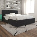 Dorel Novogratz Kelly Storage Bed - King - Dark Grey-40153