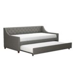 Dorel Novogratz NG Her Majesty Daybed/Trundle - Grey Linen-0