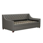 Dorel Novogratz NG Her Majesty Daybed/Trundle - Grey Linen-39908