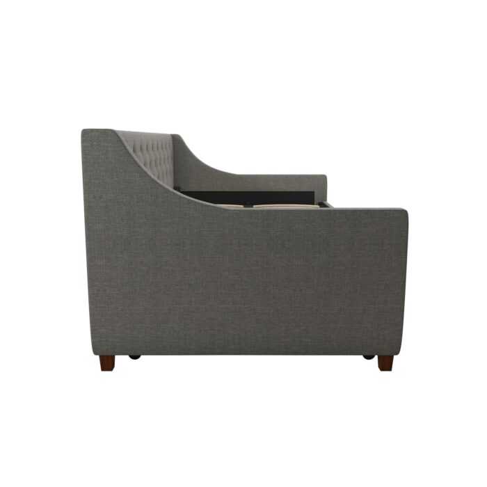 Dorel Novogratz NG Her Majesty Daybed/Trundle - Grey Linen-39913