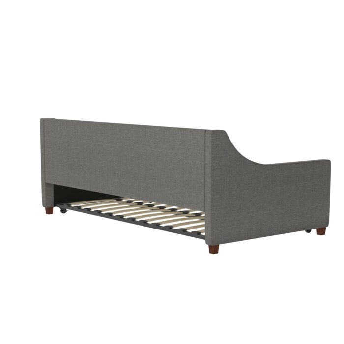 Dorel Novogratz NG Her Majesty Daybed/Trundle - Grey Linen-39911