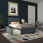 Dorel Novogratz Kelly Storage Bed - Single - Navy-40233
