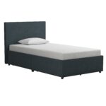 Dorel Novogratz Kelly Storage Bed - Single - Navy-0