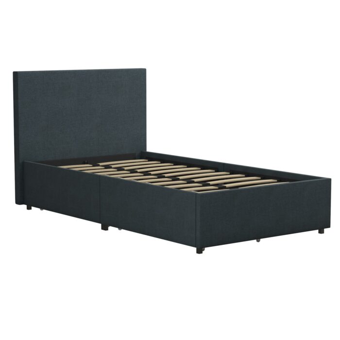 Dorel Novogratz Kelly Storage Bed - Single - Navy-40228