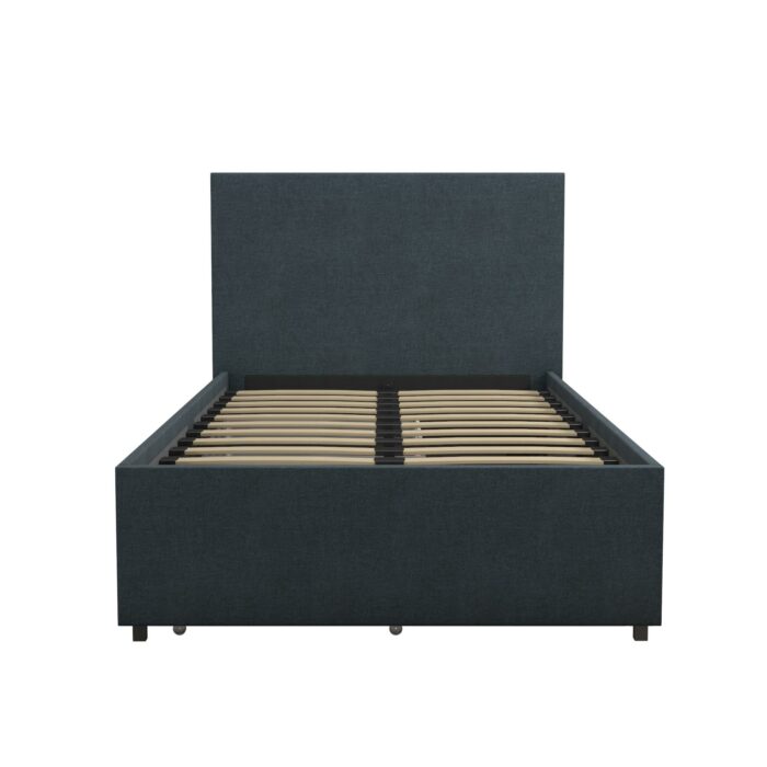 Dorel Novogratz Kelly Storage Bed - Single - Navy-40230