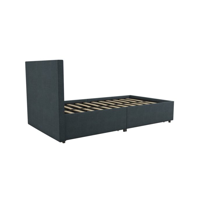 Dorel Novogratz Kelly Storage Bed - Single - Navy-40224