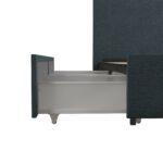 Dorel Novogratz Kelly Storage Bed - Single - Navy-40232