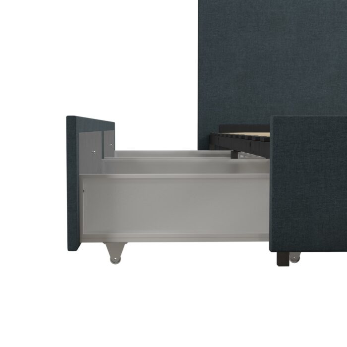 Dorel Novogratz Kelly Storage Bed - Single - Navy-40232