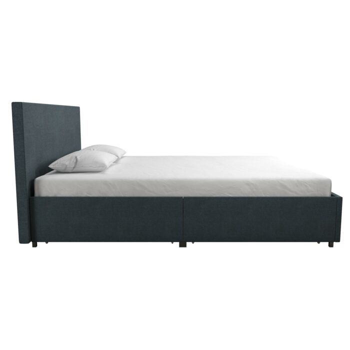 Dorel Novogratz Kelly Storage Bed - Double - Navy-40185
