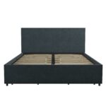 Dorel Novogratz Kelly Storage Bed - Double - Navy-40191