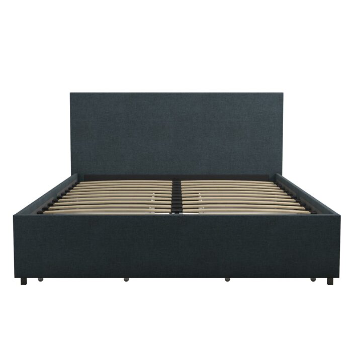 Dorel Novogratz Kelly Storage Bed - Double - Navy-40191