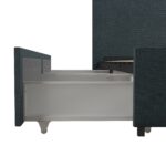 Dorel Novogratz Kelly Storage Bed - Double - Navy-40193