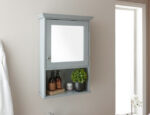 GFW Colonial Mirrored Cabinet - Grey-40418