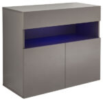 GFW Galicia Sideboard With LED Grey-0