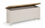 Julian Bowen Aspen Storage Bench - Grey Wash-0