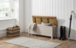 Julian Bowen Aspen Storage Bench - Grey Wash-38993