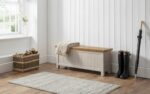 Julian Bowen Aspen Storage Bench - Grey Wash-38995