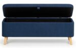 Julian Bowen Astrid Blanket Box in Blue-39007