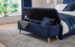 Julian Bowen Astrid Blanket Box in Blue-39011