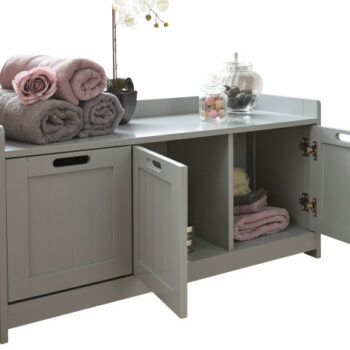 GFW Colonial 3 door storage in grey-0