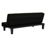 Dorel Kebo Futon in Black Velvet-39460
