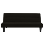 Dorel Kebo Futon in Black Velvet-39465