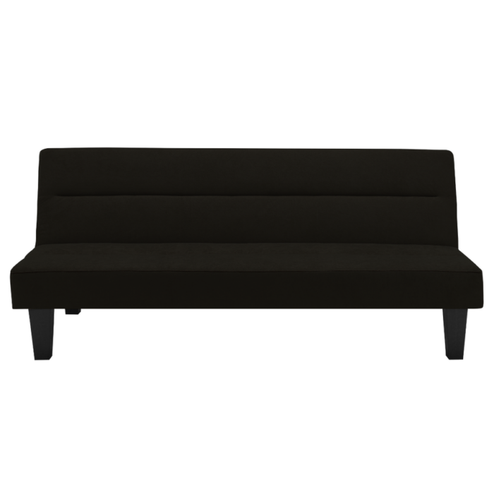Dorel Kebo Futon in Black Velvet-39465