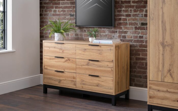 Julian Bowen Bali 6 Drawer Chest-39037