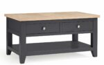 Julian Bowen Bordeaux Coffee Table - Dark Grey-39072