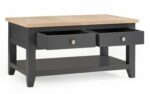Julian Bowen Bordeaux Coffee Table - Dark Grey-39073