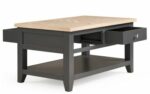 Julian Bowen Bordeaux Coffee Table - Dark Grey-0