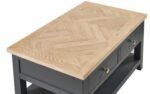 Julian Bowen Bordeaux Coffee Table - Dark Grey-39071