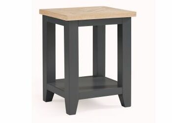 Julian Bowen Bordeaux Lamp Table - Dark Grey-0