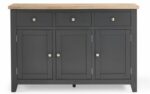 Julian Bowen Bordeaux Sideboard - Dark Grey-39093