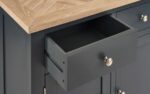Julian Bowen Bordeaux Sideboard - Dark Grey-39096