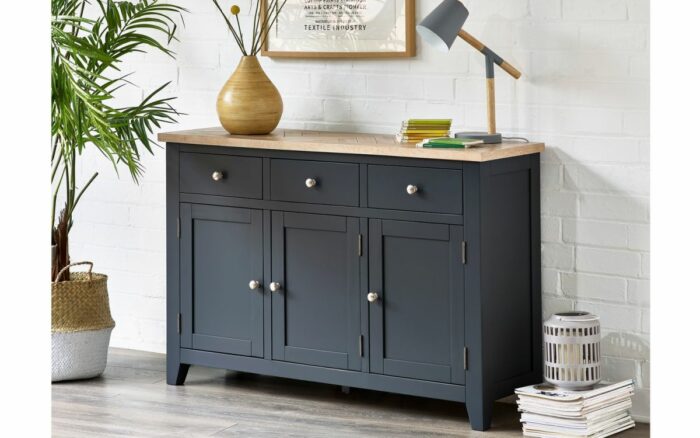 Julian Bowen Bordeaux Sideboard - Dark Grey-39099