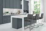 Julian Bowen Brooklyn Bar Stool - Charcoal Grey-39102