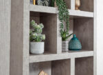 GFW Bloc Tall Open Shelving Unit - Concrete Effect-40594