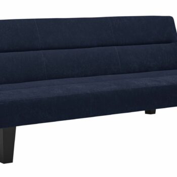 Dorel Kebo Futon in Navy Blue Velvet-0