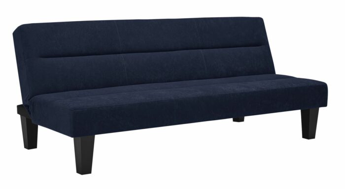 Dorel Kebo Futon in Navy Blue Velvet-0