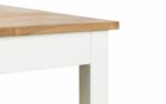 Julian Bowen Coxmoor Rectangular Dining Table - Ivory & Oak-39187