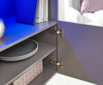GFW Galicia Sideboard With LED Grey-40954