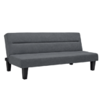 Dorel Kebo Futon in Grey Velvet-0