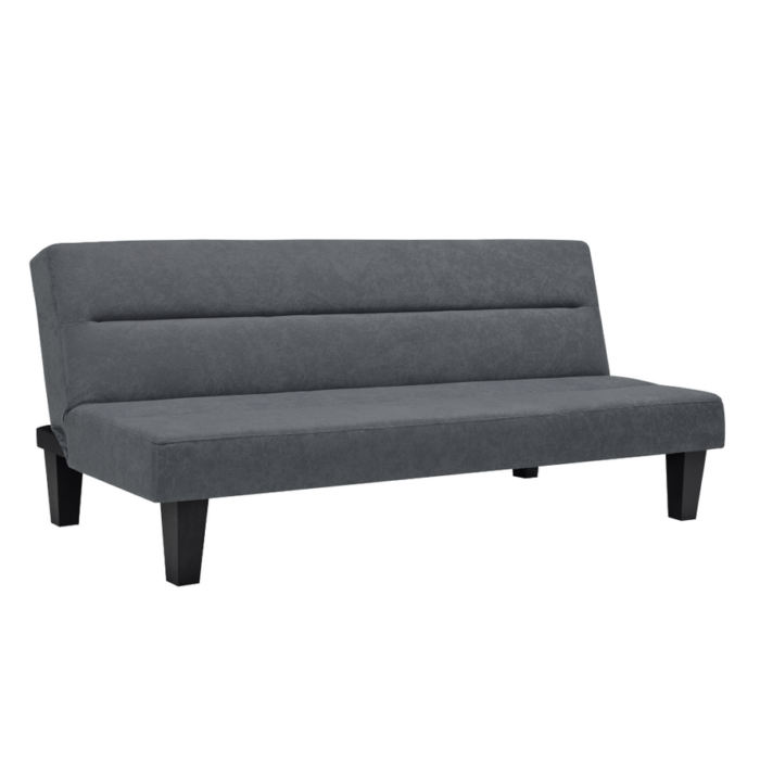 Dorel Kebo Futon in Grey Velvet-0