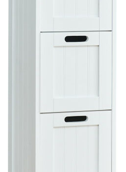 GFW Colonial 3 Drawer Slim Chest in White-0